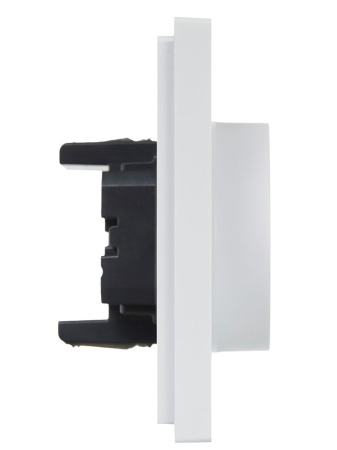 купить Фортепиано белый розетка скрытая 2-мест заземление шторки IP20  в Самаре Фортепиано белый розетка скрытая 2-мест заземление шторки IP20