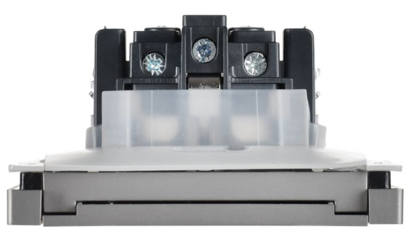 купить Фортепиано сталь розетка скрытая 1-мест заземление с крышкой шторки IP44  в Самаре Фортепиано сталь розетка скрытая 1-мест заземление с крышкой шторки IP44