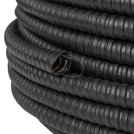 купить Металлорукав 15мм ПВХ IP65 PЗ-ЦП-НГ с протяжкой EKF 50м в Самаре Металлорукав 15мм ПВХ IP65 PЗ-ЦП-НГ с протяжкой EKF 50м