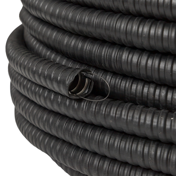 купить Металлорукав 15мм ПВХ IP65 PЗ-ЦП-НГ с протяжкой EKF 50м в Самаре Металлорукав 15мм ПВХ IP65 PЗ-ЦП-НГ с протяжкой EKF 50м