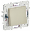 Сканди бежевый выключатель 1кл скрытая 10А IP20 