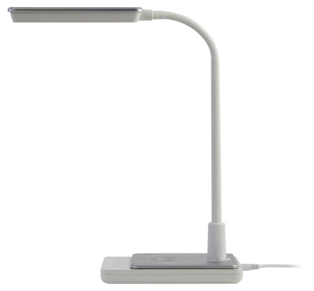 купить Светильник настольный свд 10Вт 3000-6500К 800лм белый/серебро подставка диммер сенсор ЭРА в Самаре Светильник настольный свд 10Вт 3000-6500К 800лм белый/серебро подставка диммер сенсор ЭРА