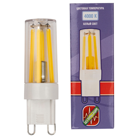 купить Лампа капсула свд 220В G9 6Вт 4000К 480лм Jazzway  в Самаре Лампа капсула свд 220В G9 6Вт 4000К 480лм Jazzway