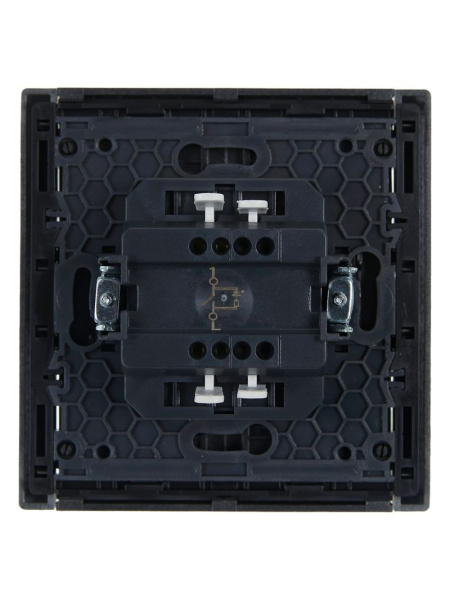 купить Фортепиано сталь выключатель 1кл с подсветкой скрытая 10А IP20  в Самаре Фортепиано сталь выключатель 1кл с подсветкой скрытая 10А IP20