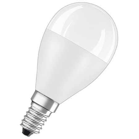 купить Лампа шар свд Е14 10Вт 6500К 800лм P45 матовый Osram LED Value в Самаре Лампа шар свд Е14 10Вт 6500К 800лм P45 матовый Osram LED Value