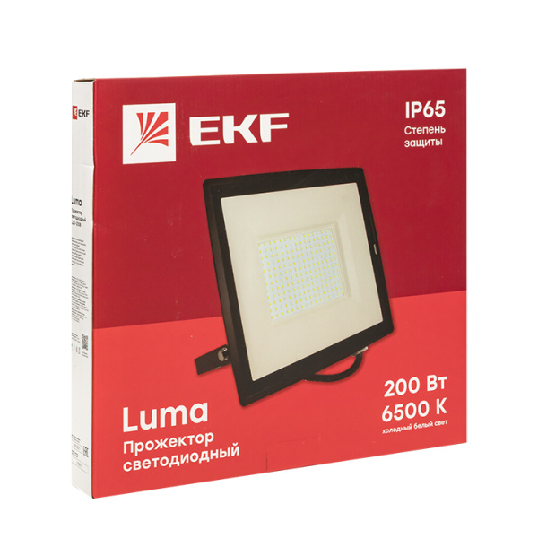 купить Прожектор свд 200Вт 6500К 16000лм черный IP65 110° Basic EKF  в Самаре Прожектор свд 200Вт 6500К 16000лм черный IP65 110° Basic EKF