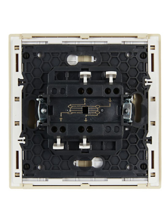 купить Фортепиано ваниль переключатель перекрестный 1кл скрытая 10А IP20  в Самаре Фортепиано ваниль переключатель перекрестный 1кл скрытая 10А IP20