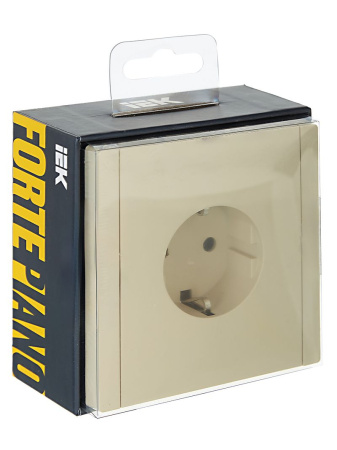 купить Фортепиано ваниль розетка скрытая 1-мест з/к шторки быстрозажим. клем. IP20  в Самаре Фортепиано ваниль розетка скрытая 1-мест з/к шторки быстрозажим. клем. IP20