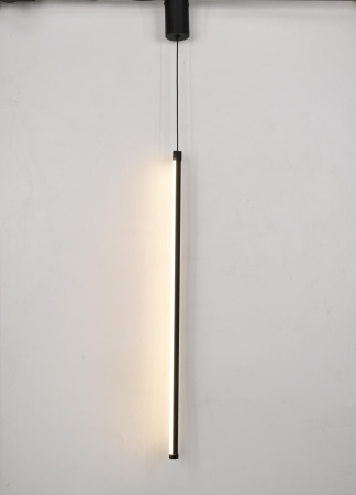 купить Светильник подвес свд 17Вт 3000К 855лм черный линейный вертикальный  в Самаре Светильник подвес свд 17Вт 3000К 855лм черный линейный вертикальный