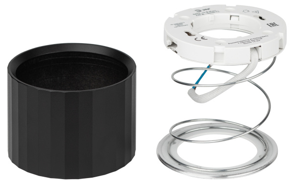 купить Светильник даунлайт 1*12Вт GX53 цилиндр черный накладной ЭРА  в Самаре Светильник даунлайт 1*12Вт GX53 цилиндр черный накладной ЭРА