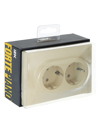 купить Фортепиано ваниль розетка скрытая 2-мест заземление шторки быстрозажим. клем. IP20  в Самаре Фортепиано ваниль розетка скрытая 2-мест заземление шторки быстрозажим. клем. IP20