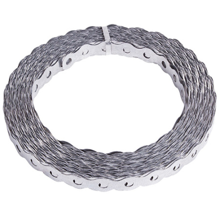 купить Лента перфорированная волна 12*0,55мм цинк 25м в Самаре Лента перфорированная волна 12*0,55мм цинк 25м