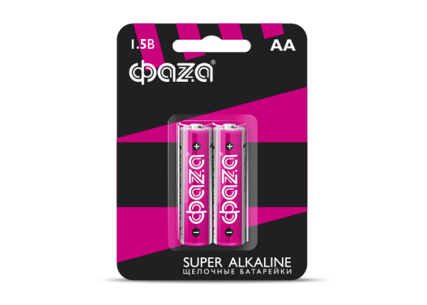 купить Батарейка AA(пальчик) алкалиновая BL2 ФАZA Super в Самаре Батарейка AA(пальчик) алкалиновая BL2 ФАZA Super