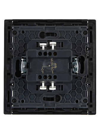 купить Фортепиано черный переключатель 1кл с подсветкой скрытая 10А IP20  в Самаре Фортепиано черный переключатель 1кл с подсветкой скрытая 10А IP20