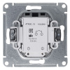 AtlasDesign грифель выключатель 1кл с подсветкой скрытая 10А IP20 