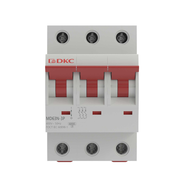Автомат 3Р 25А C 6кА MD63N DKC YON max 