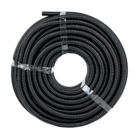 купить Труба гофра 16мм ПНД легкая 100м EKF черный в Самаре Труба гофра 16мм ПНД легкая 100м EKF черный