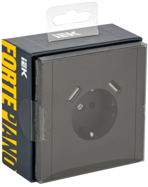 купить Фортепиано серый розетка скрытая 1-мест заземление шторки USB IP20 3,1А в Самаре Фортепиано серый розетка скрытая 1-мест заземление шторки USB IP20 3,1А