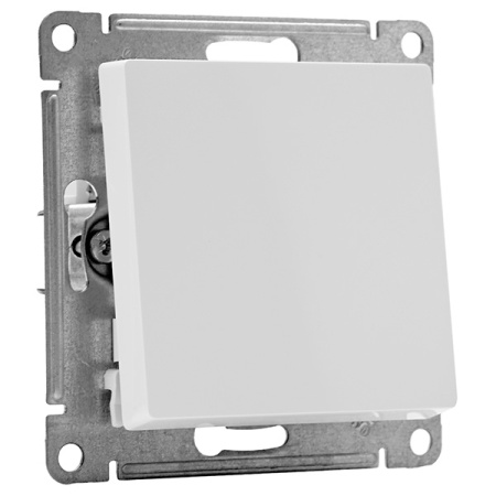 AtlasDesign белый переключатель 1кл скрытая 10А IP20 