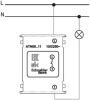 AtlasDesign карбон выключатель 1кл скрытая 10А IP20 
