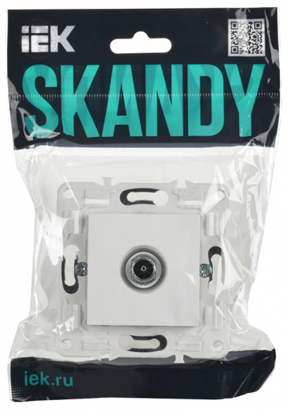 купить SKANDY Роз. TV оконечная SK-A12W арк. бел. IEK в Самаре SKANDY Роз. TV оконечная SK-A12W арк. бел. IEK