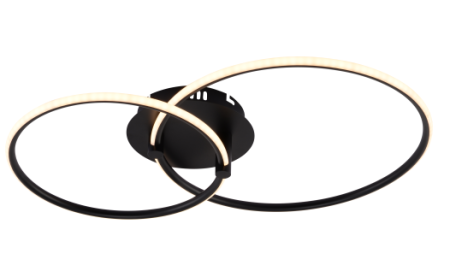 купить Светильник потолочный (люстра) свд 84Вт 3000К-6000К 6300лм черный пульт  в Самаре Светильник потолочный (люстра) свд 84Вт 3000К-6000К 6300лм черный пульт