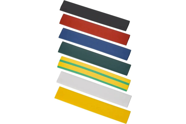 Трубка ТУТ 12/6мм разноцветный 0,1м 21шт набор