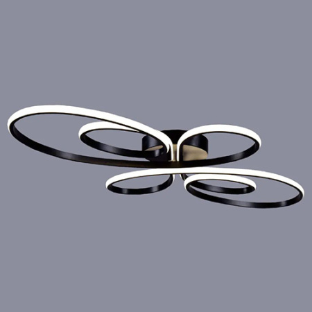 купить Светильник потолочный (люстра) свд 156Вт 3200К-4500К-6500К 7000лм черный пульт диммер Камертон в Самаре Светильник потолочный (люстра) свд 156Вт 3200К-4500К-6500К 7000лм черный пульт диммер Камертон