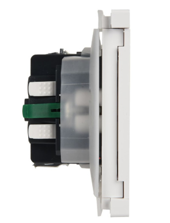 купить Фортепиано белый розетка скрытая 1-мест заземление с крышкой шторки IP44  в Самаре Фортепиано белый розетка скрытая 1-мест заземление с крышкой шторки IP44