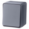 AtlasDesign Profi54 антрацит выключатель 1кл открытая 10А IP54 
