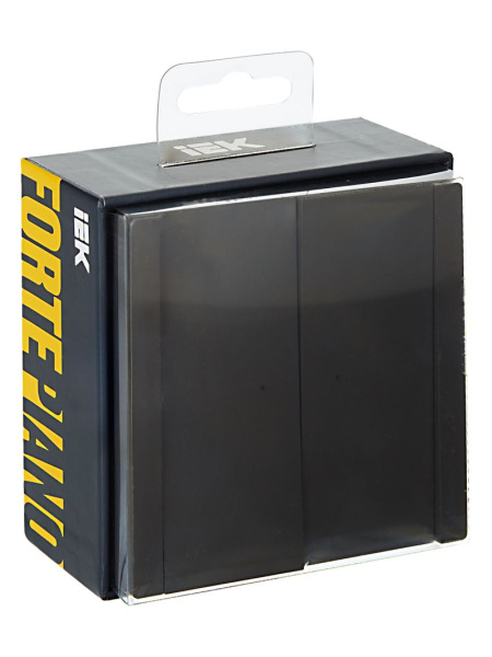 купить Фортепиано серый выключатель 2кл с подсветкой скрытая 10А IP20  в Самаре Фортепиано серый выключатель 2кл с подсветкой скрытая 10А IP20