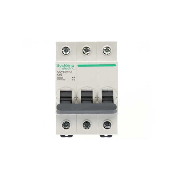 купить Автомат 3Р 50А C 6кА City9 Systeme Electric в Самаре Автомат 3Р 50А C 6кА City9 Systeme Electric