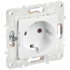 купить Сканди арктический белый розетка скрытая 1-мест заземление IP20 в Самаре Сканди арктический белый розетка скрытая 1-мест заземление IP20