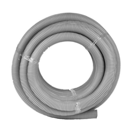 купить Труба гофра 40мм ПВХ 15м серый EKF с протяжкой  в Самаре Труба гофра 40мм ПВХ 15м серый EKF с протяжкой