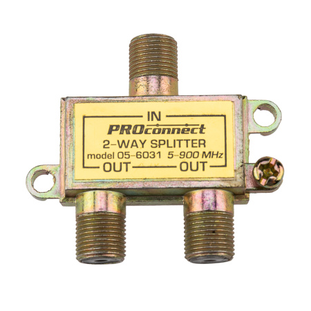 купить Делитель TVх2 5-900МГц  +3F-разъема в Самаре Делитель TVх2 5-900МГц  +3F-разъема