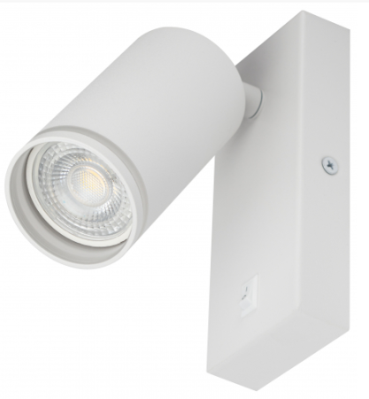 купить Светильник настенный (бра) 1*12Вт GU10 белый ЭРА  в Самаре Светильник настенный (бра) 1*12Вт GU10 белый ЭРА