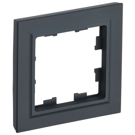 купить Брайт графит рамка 1-ая универсально  в Самаре Брайт графит рамка 1-ая универсально