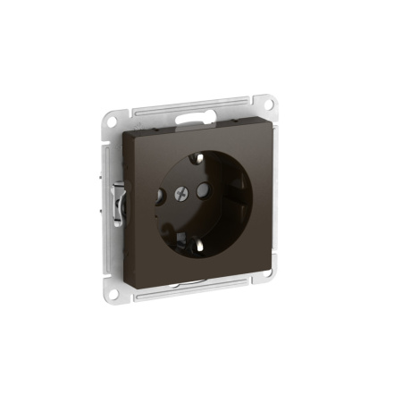 купить Атлас мокко розетка скрытая 1-мест заземление шторки быстрозажим. клем. IP20  в Самаре Атлас мокко розетка скрытая 1-мест заземление шторки быстрозажим. клем. IP20