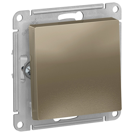 купить Атлас шампань выключатель кнопочный 1кл скрытая 10А IP20  в Самаре Атлас шампань выключатель кнопочный 1кл скрытая 10А IP20