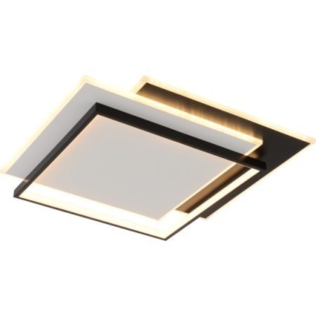 купить Светильник потолочный (люстра) свд 146Вт 3000К-6000К 10950лм белый/черный пульт диммер  в Самаре Светильник потолочный (люстра) свд 146Вт 3000К-6000К 10950лм белый/черный пульт диммер