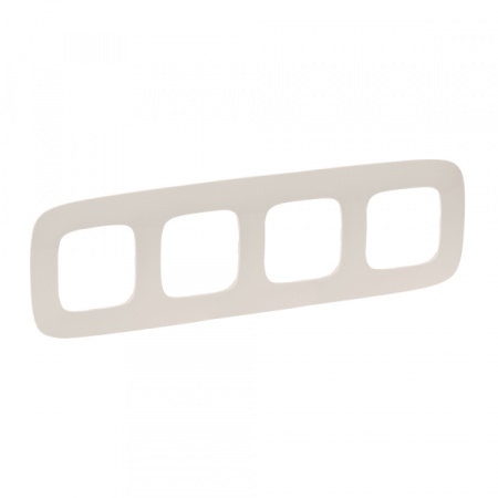 купить Валена Аллюр слоновая кость рамка 4-ая универсально  в Самаре Валена Аллюр слоновая кость рамка 4-ая универсально