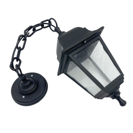 купить Светильник садово-парковый подвесной 60Вт E27 пластик черный IP44 4х гранный в Самаре Светильник садово-парковый подвесной 60Вт E27 пластик черный IP44 4х гранный