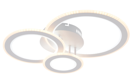 купить Светильник потолочный (люстра) свд 81Вт 3000К-6000К 6075лм белый пульт  в Самаре Светильник потолочный (люстра) свд 81Вт 3000К-6000К 6075лм белый пульт