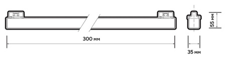 Светильник трековый светодиодный PTR  4512 12W 4000K 130° WH IP40 Jazzway