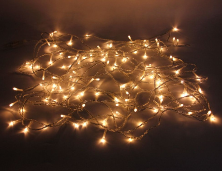 купить Гирлянда нить 12м теплый белый 120свд соединяемая IP44 прозрачный провод (до 20мод) в Самаре Гирлянда нить 12м теплый белый 120свд соединяемая IP44 прозрачный провод (до 20мод)