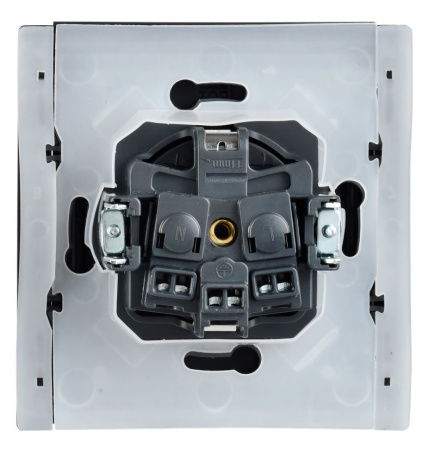 купить Фортепиано сталь розетка скрытая 1-мест заземление с крышкой шторки IP44  в Самаре Фортепиано сталь розетка скрытая 1-мест заземление с крышкой шторки IP44