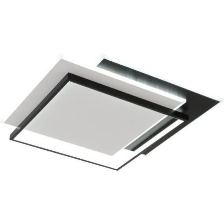 купить Светильник потолочный (люстра) свд 146Вт 3000К-6000К 10950лм белый/черный пульт диммер  в Самаре Светильник потолочный (люстра) свд 146Вт 3000К-6000К 10950лм белый/черный пульт диммер