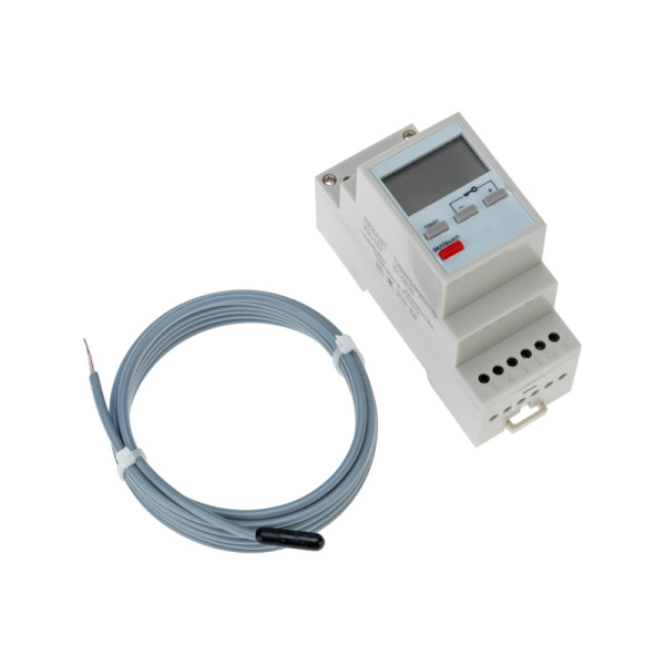 купить Терморегулятор универсальный DIN-рейка 16А программируемый белый Rexant -45..+115°C с датч. в Самаре Терморегулятор универсальный DIN-рейка 16А программируемый белый Rexant -45..+115°C с датч.