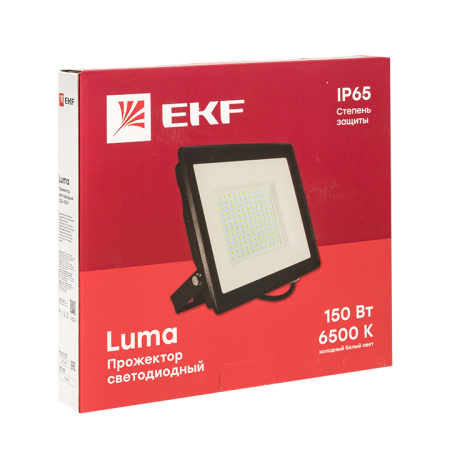 купить Прожектор свд 150Вт 6500К 12000лм черный IP65 110° Luma EKF  в Самаре Прожектор свд 150Вт 6500К 12000лм черный IP65 110° Luma EKF