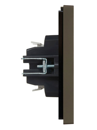 купить Фортепиано серый переключатель 2кл с подсветкой скрытая 10А IP20  в Самаре Фортепиано серый переключатель 2кл с подсветкой скрытая 10А IP20